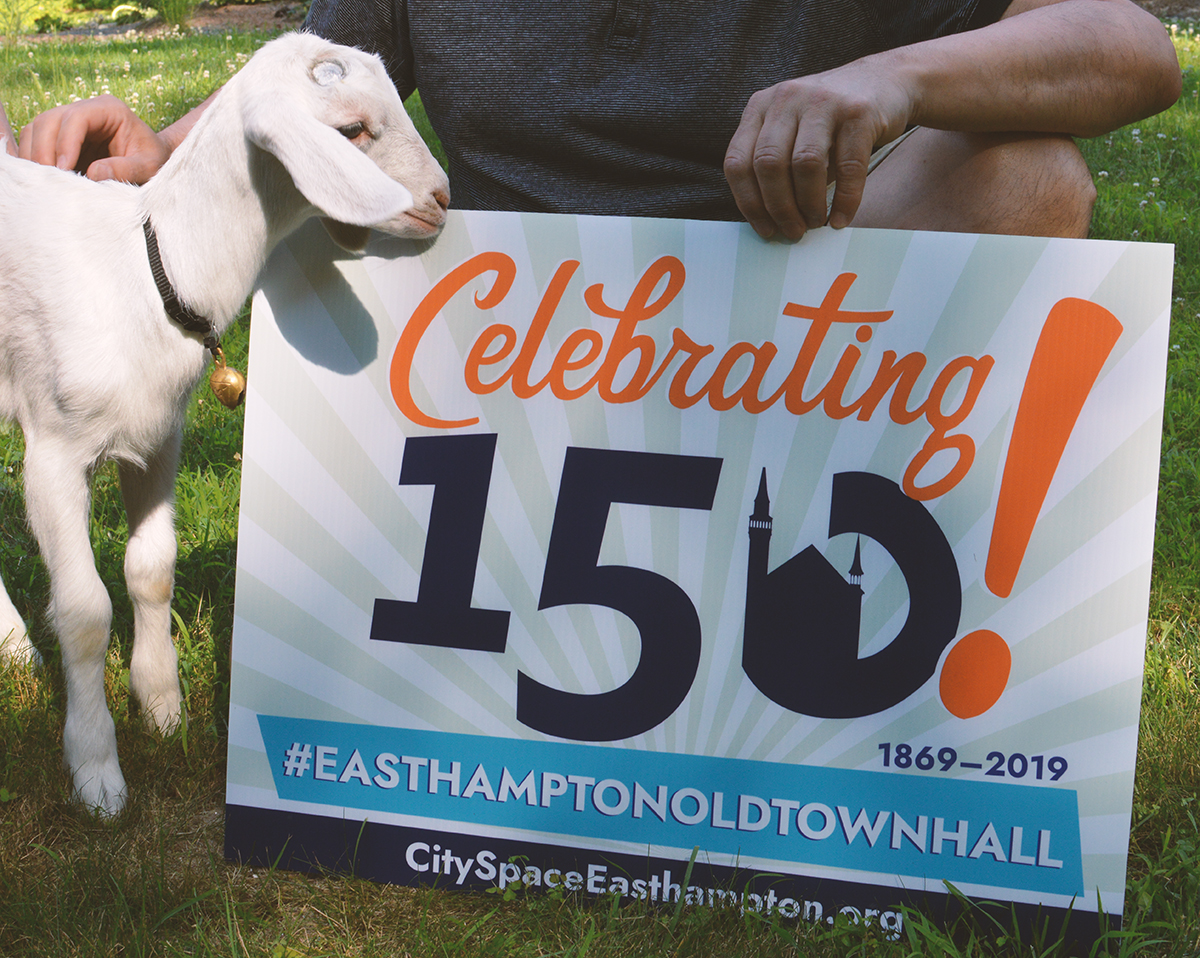 goats150anniversarysign