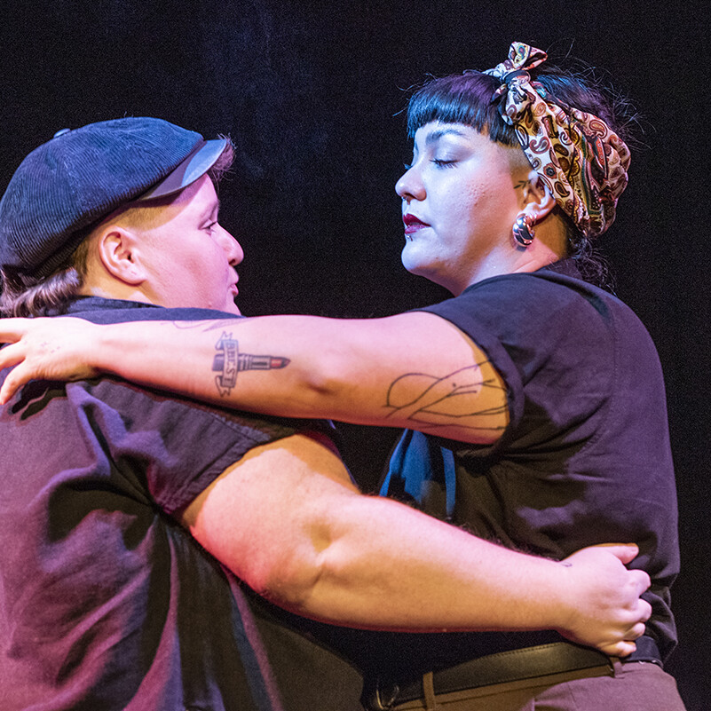 Theater performance on stage