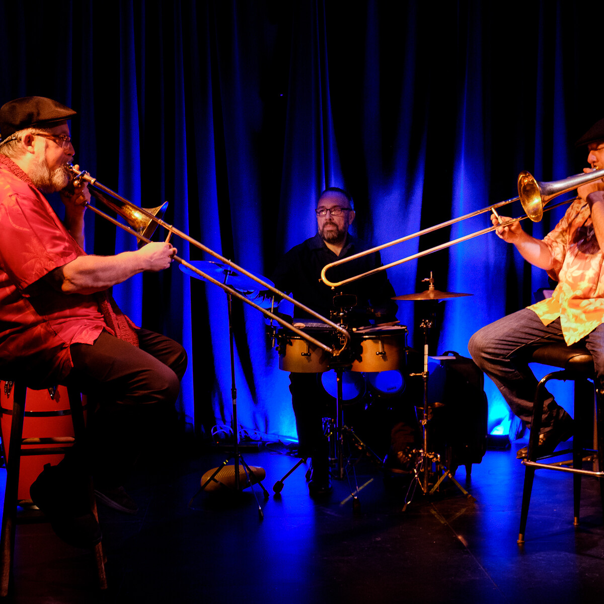 Concert performance on stage at CitySpace