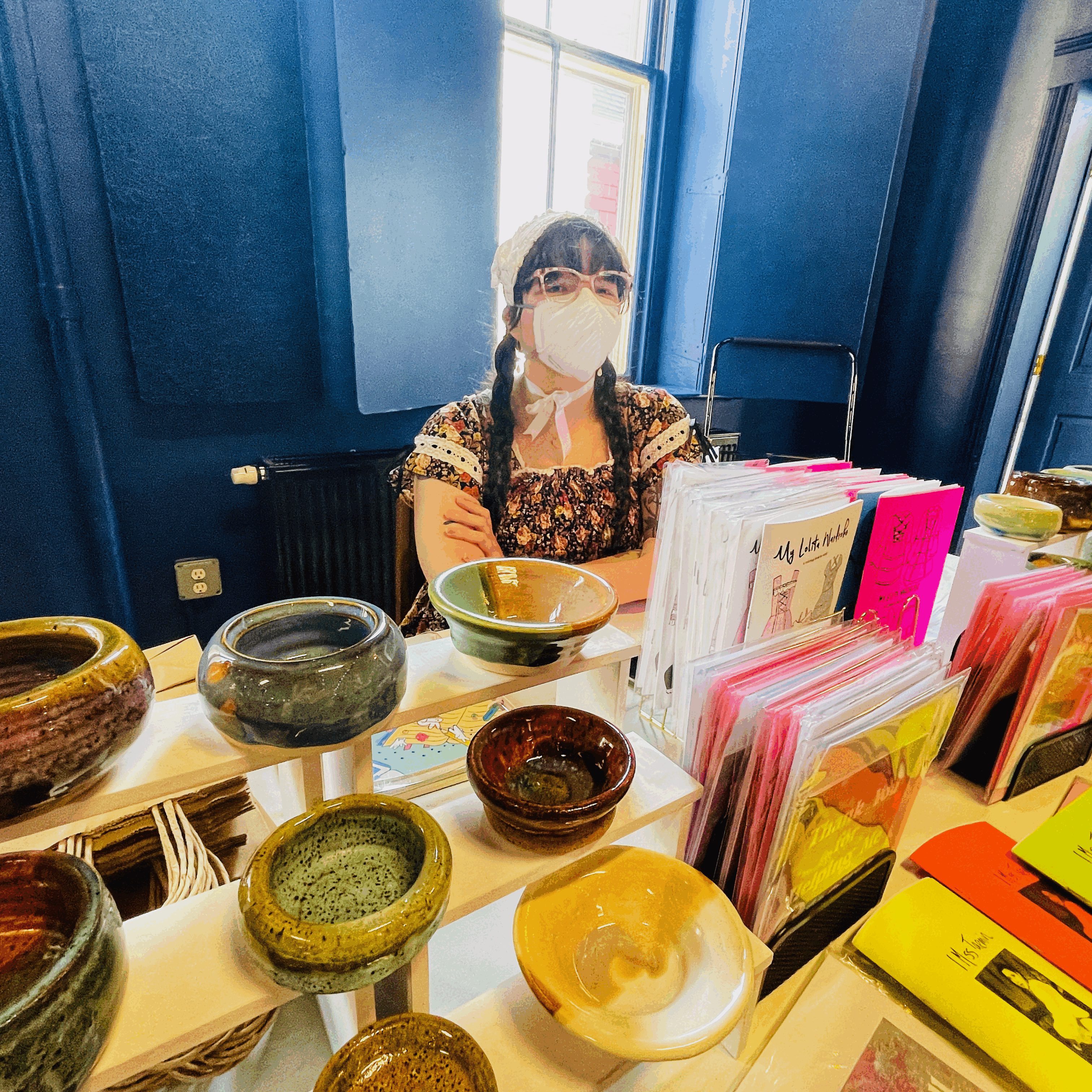 Artist tabling at Pop-Up Market