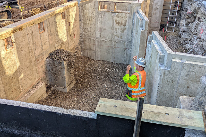 Construction of Old Town Hall